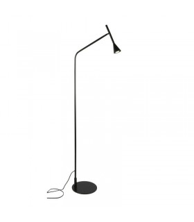 AZZARDO lampa podłogowa CYGNUS czarna