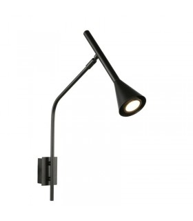 AZZARDO lampa ścienna CYGNUS czarna