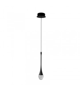 AZZARDO lampa wisząca DALMA 1 czarna