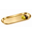 Taca dekoracyjna SHP MIDAS M złota metalowa 23 × 9 cm