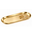 Taca dekoracyjna SHP MIDAS S złota metalowa 18 × 8,7 cm
