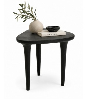MaMaison stolik LAMINAR czarny / drewno