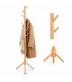 MODESTO wieszak stojący STICK naturalny z drewna bukowego 175 cm